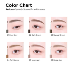 Mascara Lông Mày Peripera Speedy Skinny Browcara