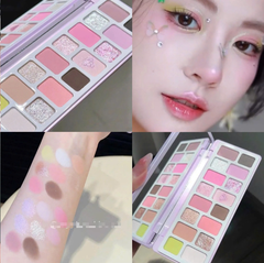 Bảng Phấn Mắt 16 Ô Qianyan Cheeryep True Colors Starring 14.5g