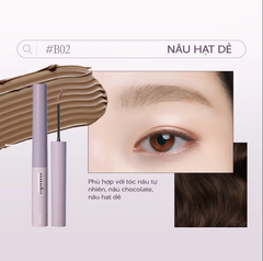 Mascara Lông Mày Siêu Mảnh Mude Inspire Skinny Browcara Hàn Quốc 3.2g