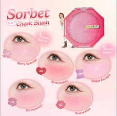Phấn Má Hồng Thuần Chay GSLAY Sorbet Cheek Blush 5g