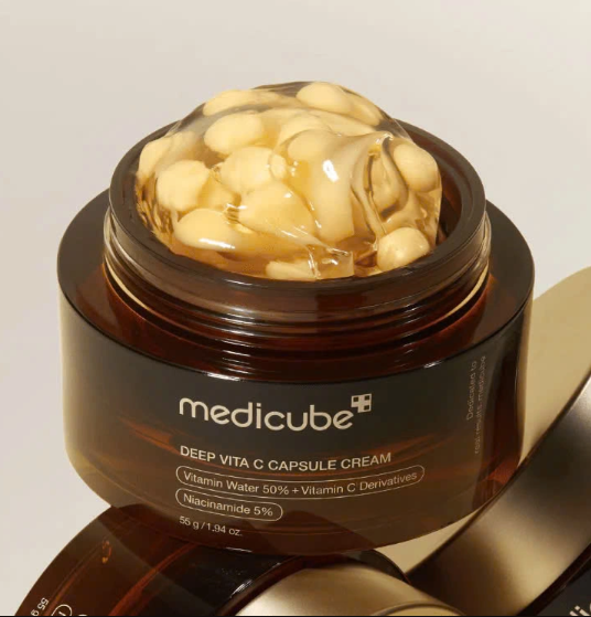 Kem Dưỡng Viên Nang Mờ Thâm, Sáng Da Medicube Deep Vita C Capsule Cream 55g