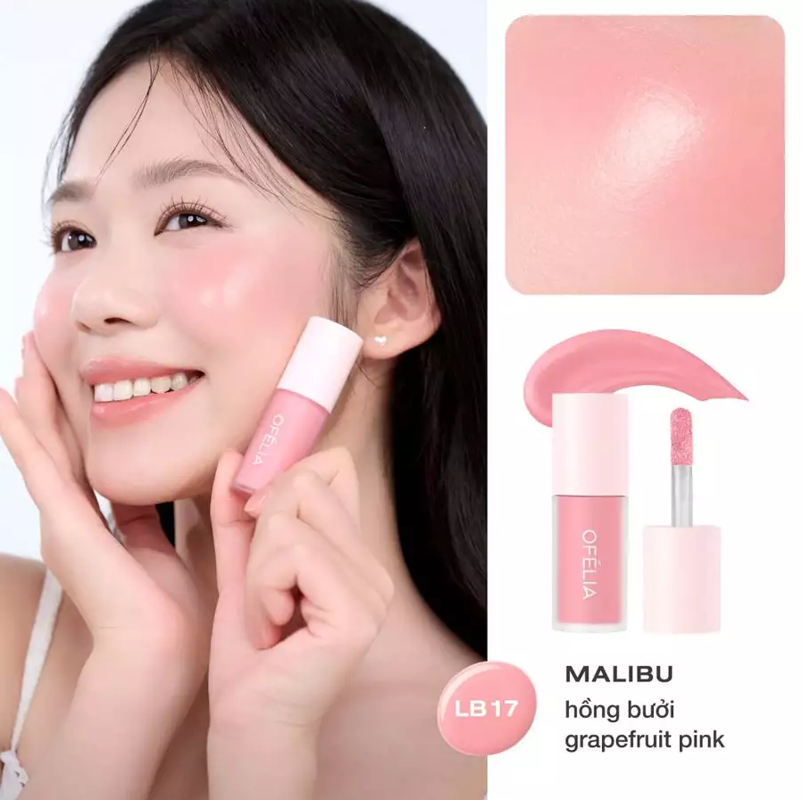 Má Hồng Dạng Kem Lolli Liquid Blush Ofelia