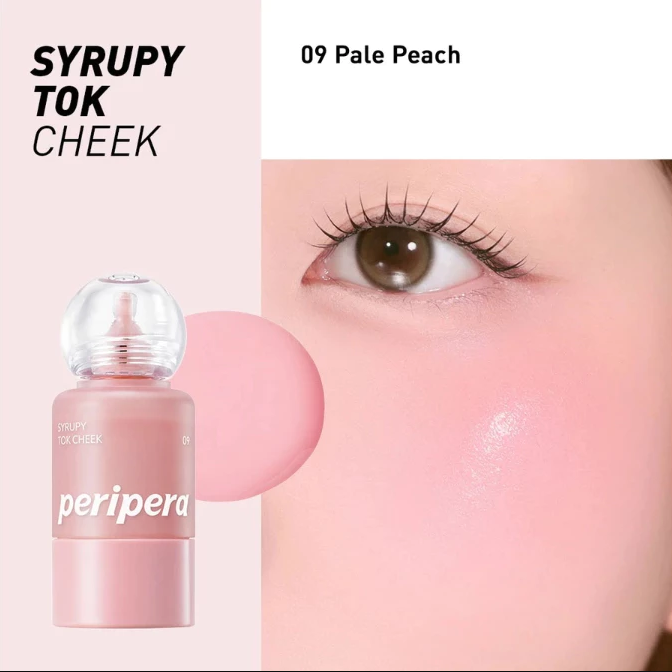 Má Hồng Kem Peripera Syrupy Tok Cheek Mịn Bóng 9g