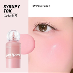 Má Hồng Kem Peripera Syrupy Tok Cheek Mịn Bóng 9g