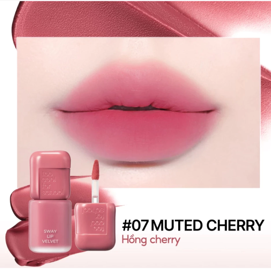 Son Too Cool For School Sway Lip Velvet Ajak Tint 3.3g