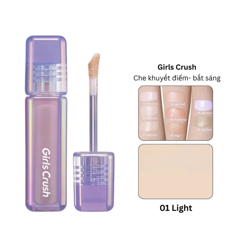 Che Khuyết Điểm Girls Crush Water Velvet Concealer 8G