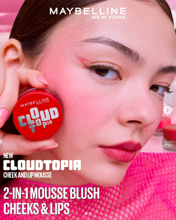 Má Hồng & Son Maybelline Cloudtopia Cheek & Lip Mousse 5g