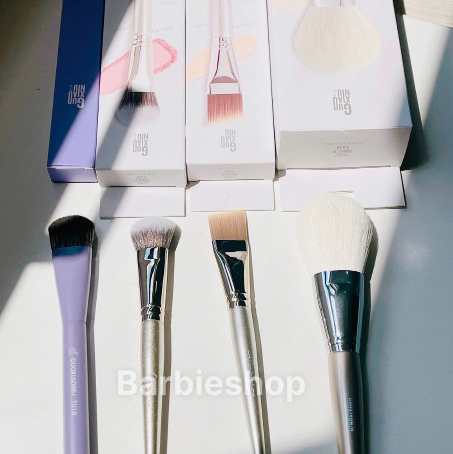 Tổng Hộp Cọ GUO XIAO NIU (cọ má hồng, tán nền, phủ phấn)
