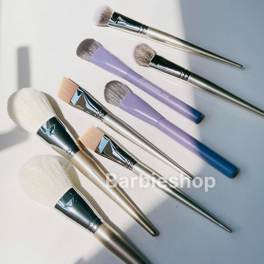 Tổng Hộp Cọ GUO XIAO NIU (cọ má hồng, tán nền, phủ phấn)