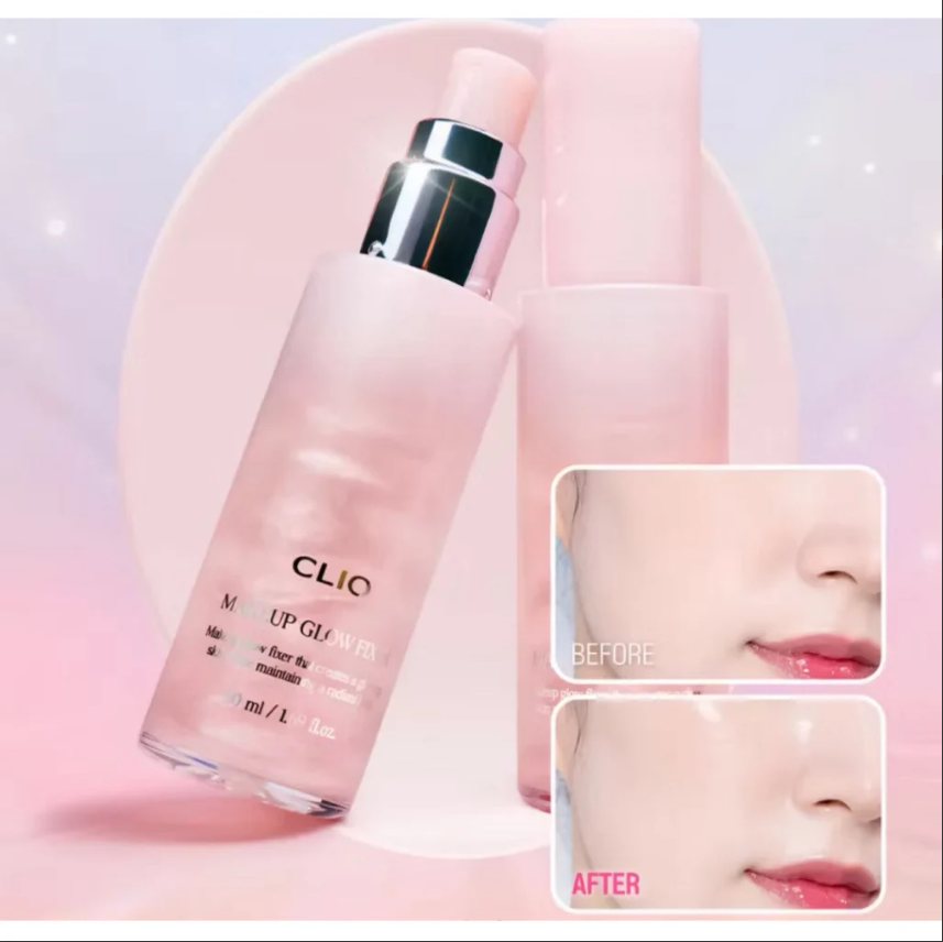 Xịt Khoá Nền CLIO Makeup Glow Fixer 50ml - 100ml