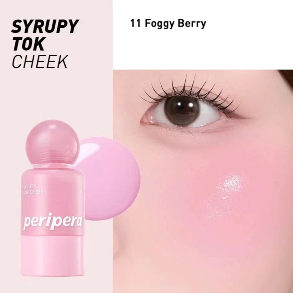 Má Hồng Kem Peripera Syrupy Tok Cheek Mịn Bóng 9g