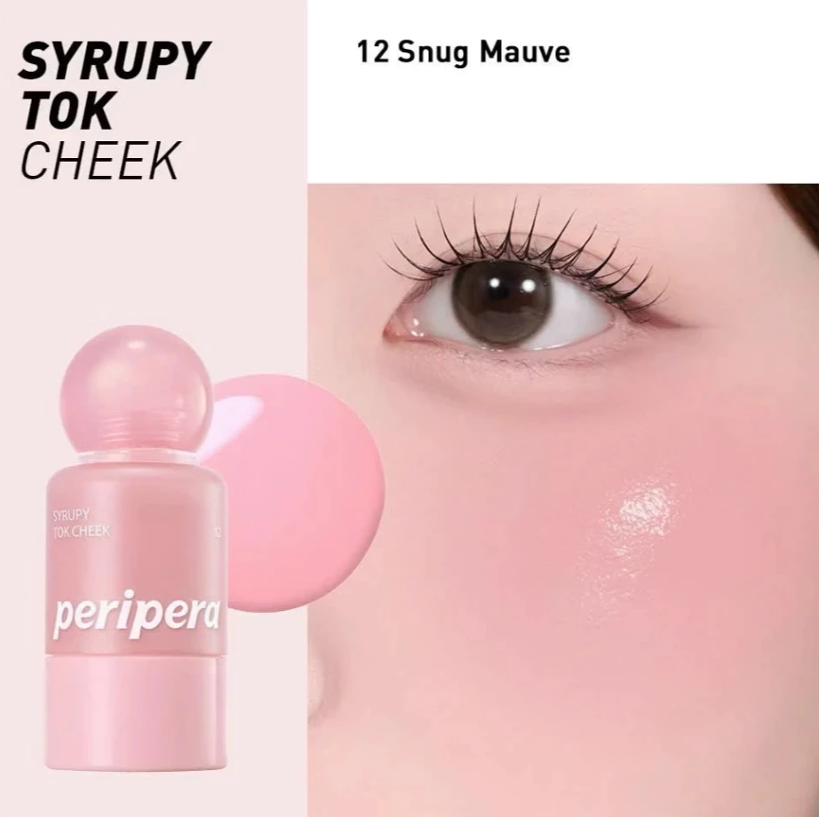 Má Hồng Kem Peripera Syrupy Tok Cheek Mịn Bóng 9g