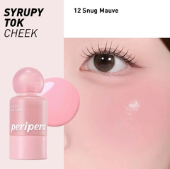 Má Hồng Kem Peripera Syrupy Tok Cheek Mịn Bóng 9g