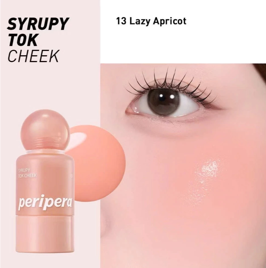 Má Hồng Kem Peripera Syrupy Tok Cheek Mịn Bóng 9g