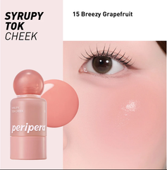Má Hồng Kem Peripera Syrupy Tok Cheek Mịn Bóng 9g