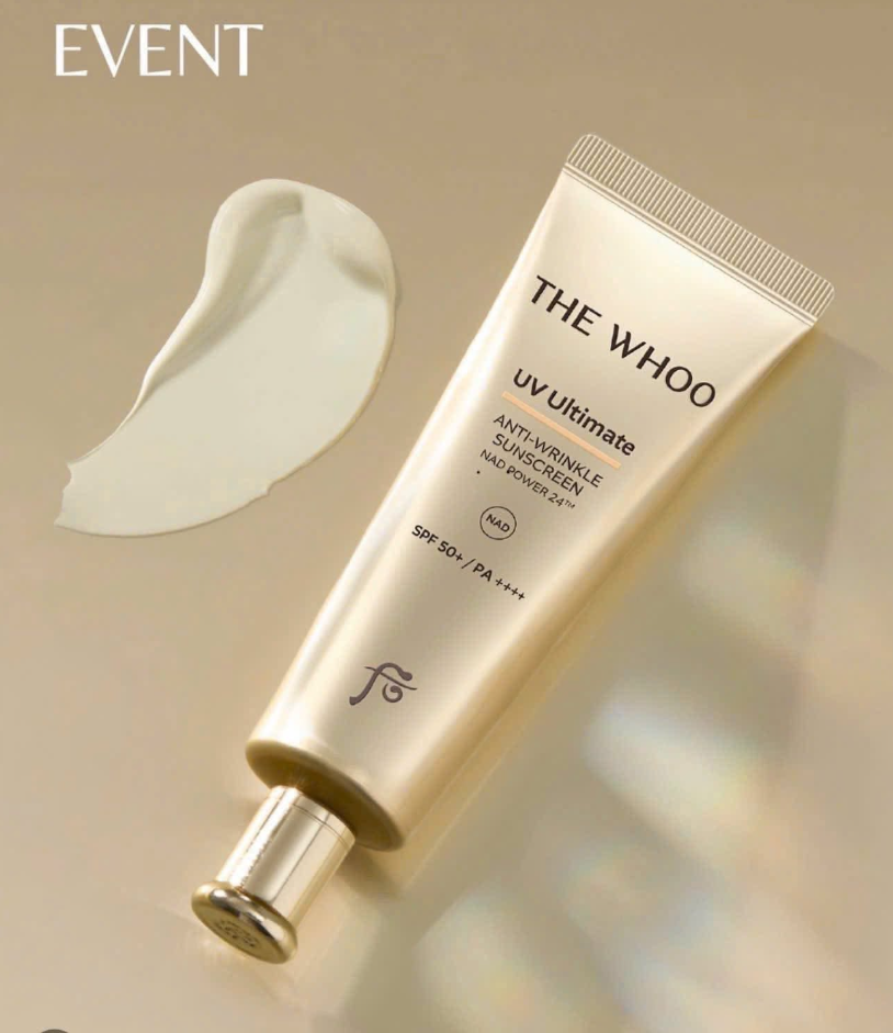 [ Tem LG ] Kem Chống Nắng Cải Thiện The History of Whoo Gongjinhyang Anti-Wrinkle UV Protective / Radiant White Tone Up Suncream SPF50+/PA++++