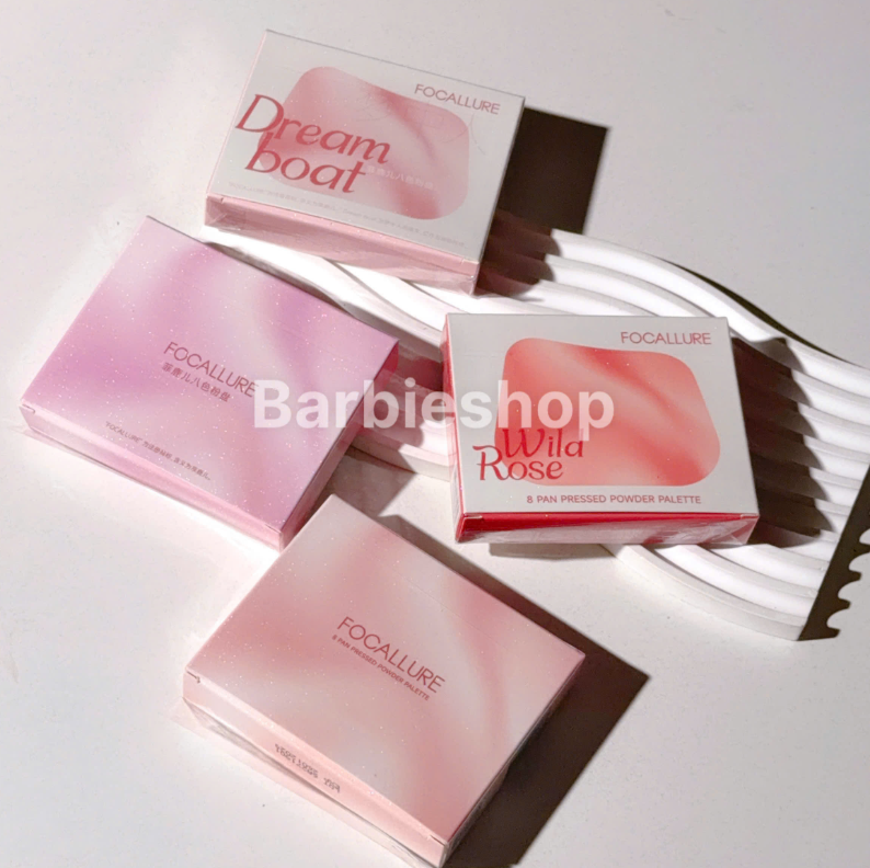 Bảng Phấn Mắt 8 Ô Focallure 8 Pan Pressed Powder Palette 9.6g