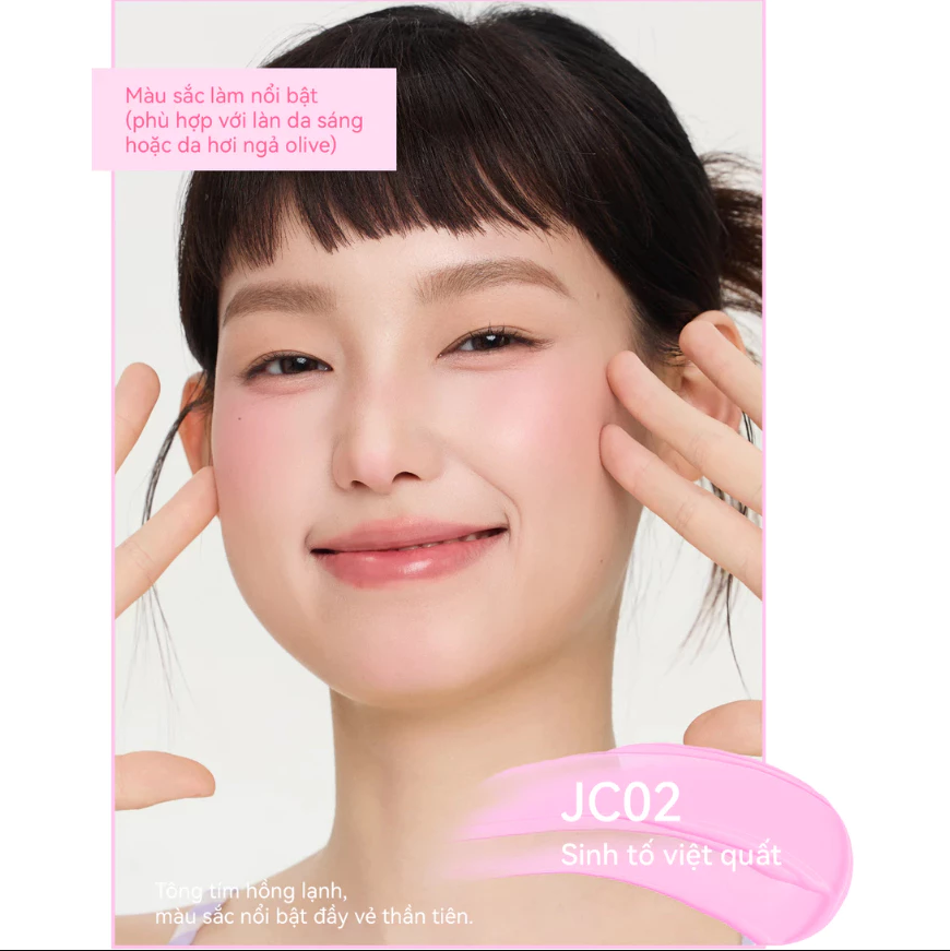 Má Hồng Kem AZTK Dạng Lỏng Đầu Nấm, Vỏ Bạc Mới, Căng Bóng và Mờ Lì Tự Nhiên 5ml