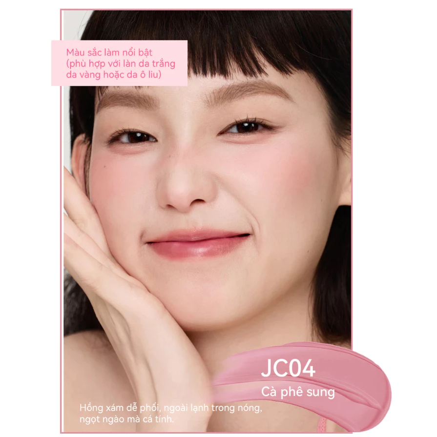 Má Hồng Kem AZTK Dạng Lỏng Đầu Nấm, Vỏ Bạc Mới, Căng Bóng và Mờ Lì Tự Nhiên 5ml