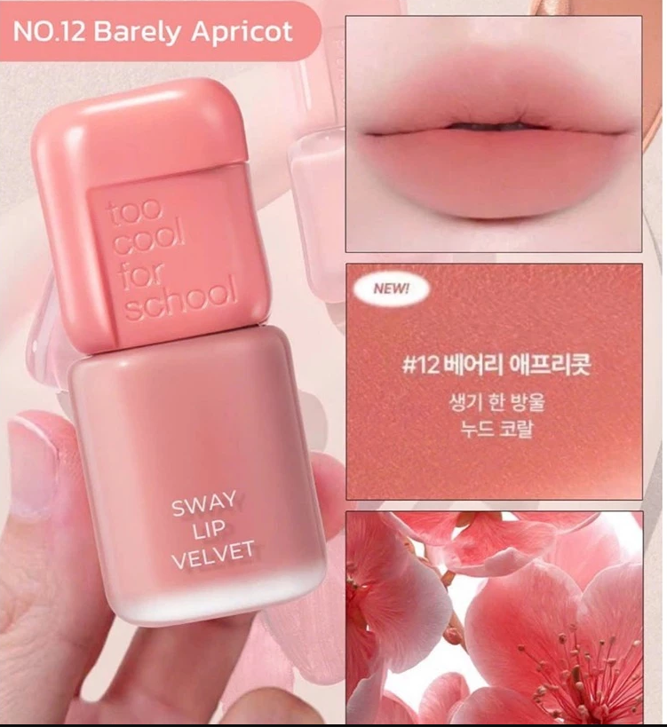 Son Too Cool For School Sway Lip Velvet Ajak Tint 3.3g