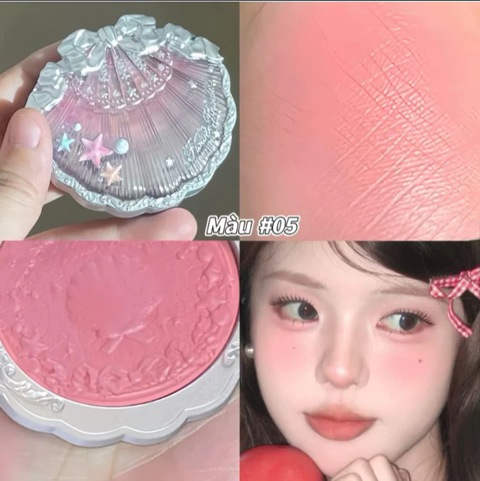 Phấn Má Hồng Flower Knows Shell 's Jewel Blush Powder