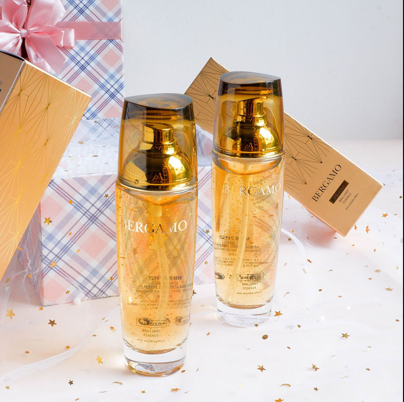 Tinh Chất Nâng Cơ Dưỡng Sáng Da Serum Bergamo 24k Gold Essence - White Vita 110ml-120ml