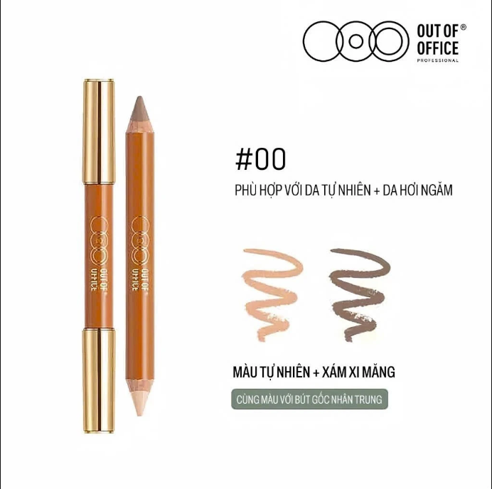 Bút Tạo Khối 2 Đầu Out Of Office Contour&Highlight Duo Pencil 5g