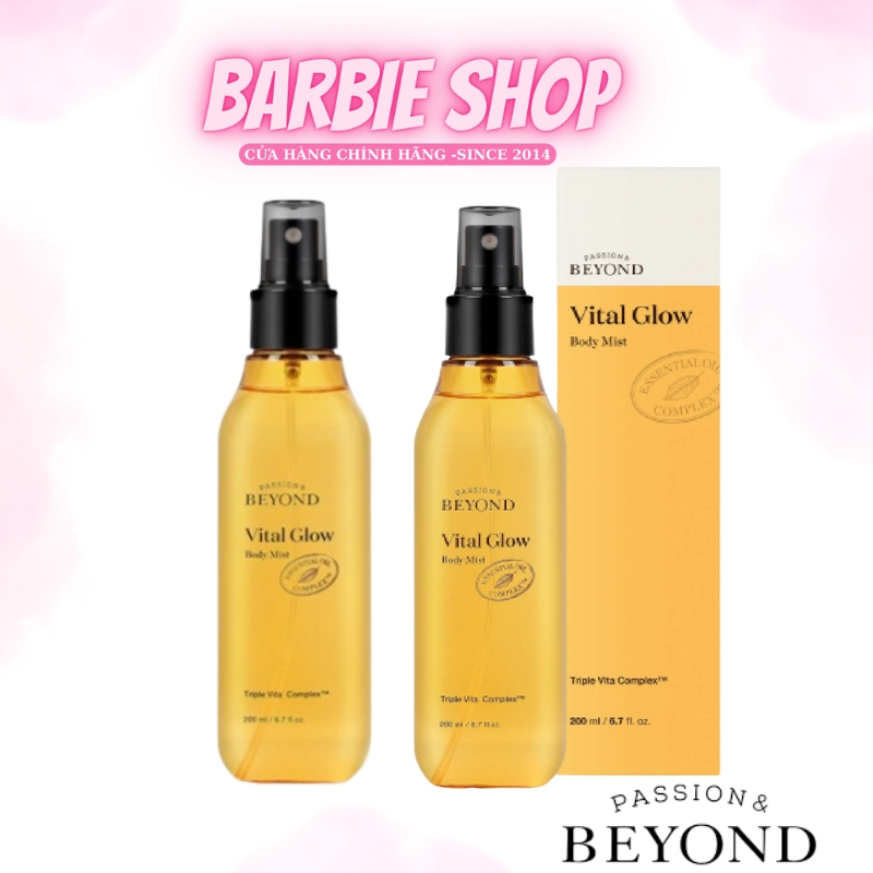 Tem LG Xịt Dưỡng Thể Beyond Vital Glow Body Mist 200ml