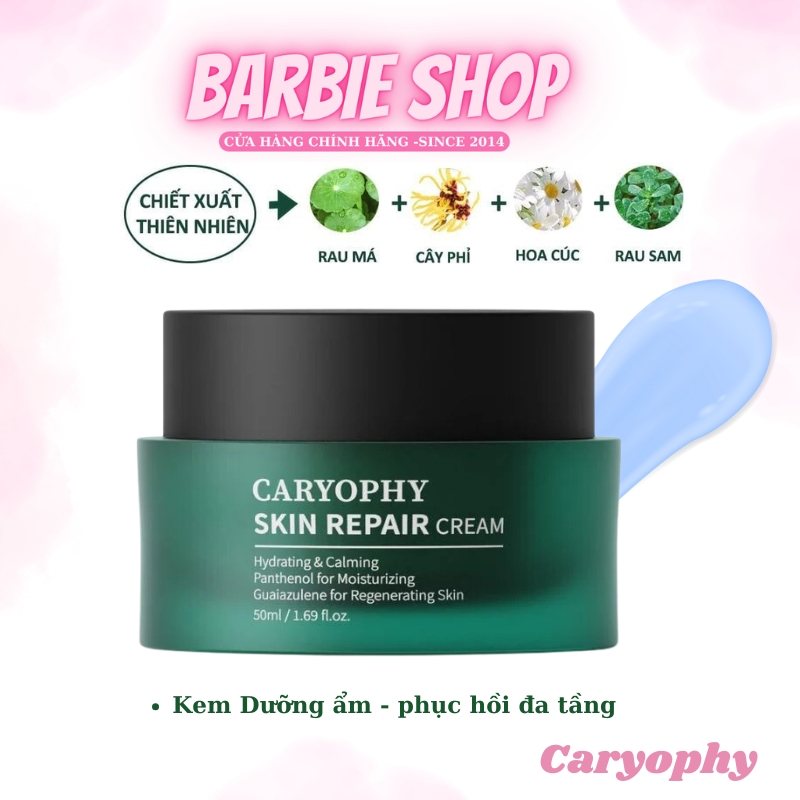 Kem dưỡng ẩm phục hồi da nhạy cảm Caryophy Skin Repair Cream 50ml