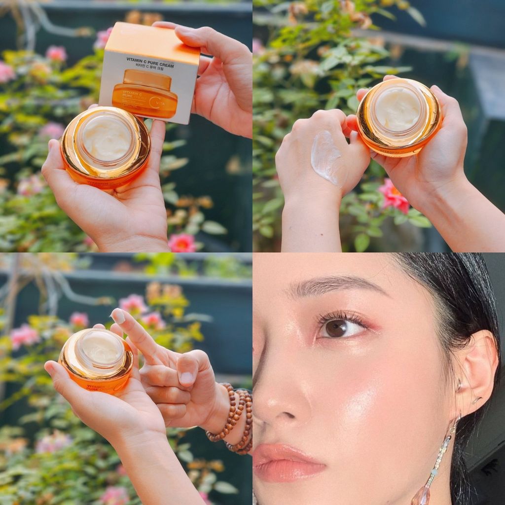 Kem Dưỡng Ẩm Làm Trắng Da Lebelage Vitamin C Pure Cream 55ml