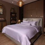  Ga giường BioSilk TC400 cao cấp màu xám ánh tím nhạt - LT.AVB149 