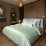  Ga giường BioSilk TC400 cao cấp màu xanh bơ - LT.AVB78 