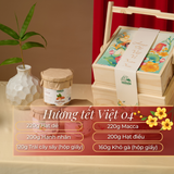  Hộp quà Tết Hương Tết Việt, Vị Xuân Xưa | Quà Tết hạt dinh dưỡng dành tặng người thân, bạn bè, đối tác, khách hàng| Quà Tết cao cấp 2026 