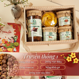  Hộp quà tết giỏ mây & hạt dinh dưỡng ưu đãi cho doanh nghiệp - Nông sản Sạch DakLak 