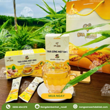  Trà Gừng Mật Ong hoà tan QNA Farm, ấm nóng giải cảm - Hộp 60gr: 5 gr x12 gói 