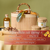  Hộp quà Tết Ngọc Châu Cát Tường| Quà Tết hạt dinh dưỡng dành tặng người thân, bạn bè, đối tác, khách hàng | Quà Tết Cao Cấp 2026 