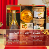  Hộp quà Đại Mã Khai Xuân| Quà Tết hạt dinh dưỡng dành tặng người thân, bạn bè, đối tác, khách hàng | Quà Tết Cao Cấp 2026 