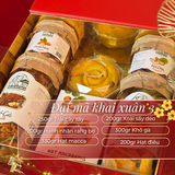  Hộp quà Đại Mã Khai Xuân| Quà Tết hạt dinh dưỡng dành tặng người thân, bạn bè, đối tác, khách hàng | Quà Tết Cao Cấp 2026 