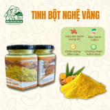  Tinh bột nghệ vàng QNA Farm - Hũ thủy tinh 200gram 