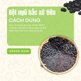  Bột Ngũ Hắc Xứ Tiên QNA Farm dưỡng tóc bổ thận không đường tốt sức khỏe - Hộp 500 gram 