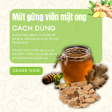  Mứt Gừng Viên Mật Ong QNA Farm Đặc sản Ocop 3 tỉnh Quảng Ngãi 