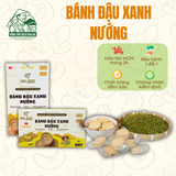  Bánh Đậu Xanh Nướng QNA Farm - Hộp 150 gram 