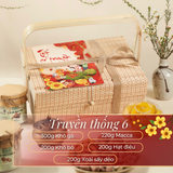  Hộp quà tết giỏ mây & hạt dinh dưỡng ưu đãi cho doanh nghiệp - Nông sản Sạch DakLak 