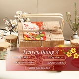  Hộp quà tết giỏ mây & hạt dinh dưỡng ưu đãi cho doanh nghiệp - Nông sản Sạch DakLak 