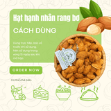  Hạnh nhân rang bơ Kingnuts nhập khẩu Mỹ 450gr - Nông sản sạch Daklak 