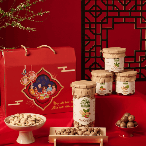  Hộp quà Tết Phúc Xuân Viên Mãn | Quà Tết hạt dinh dưỡng dành tặng người thân, bạn bè, đối tác, khách hàng | Quà Tết Cao cấp 2026 