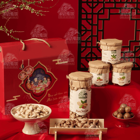  Hộp quà Tết Phúc Xuân Viên Mãn | Quà Tết hạt dinh dưỡng dành tặng người thân, bạn bè, đối tác, khách hàng | Quà Tết Cao cấp 2026 