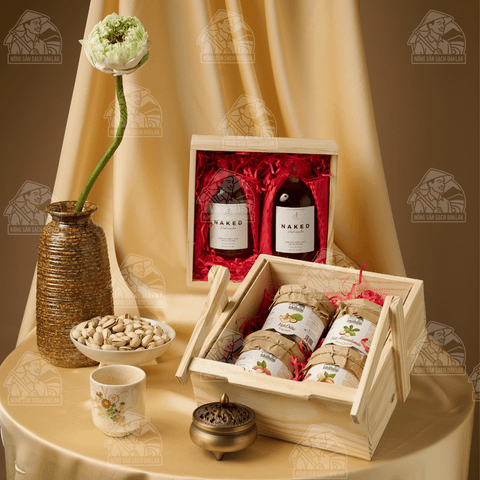  Hộp quà Tết Hương Tết Việt, Vị Xuân Xưa | Quà Tết hạt dinh dưỡng dành tặng người thân, bạn bè, đối tác, khách hàng| Quà Tết cao cấp 2026 