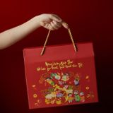  Hộp quà tết đỏ giành tặng cho gia đình, đồng nghiệp CAO CẤP - Nông Sản Dak Lak 