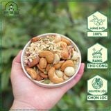  Granola 18% yến mạch siêu hạt không đường phù hợp ăn kiêng giảm cân, ăn vặt healthy - Nông sản sạch Daklak (500gram) 